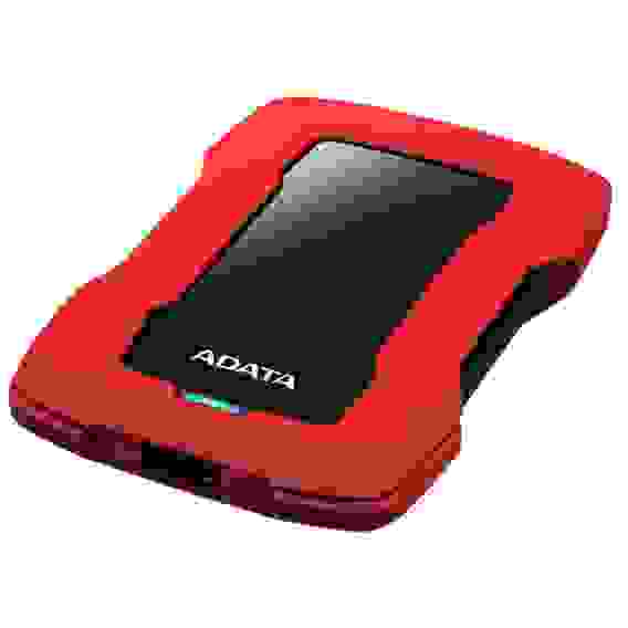 Жесткий диск внешний ADATA HD330 AHD330-1TU31-CRD 1TB 2.5" USB 3.1, LED Indicator, Shock Sensor Protection, Win/Mac/Linux, Red, RTL {20}, (465481)