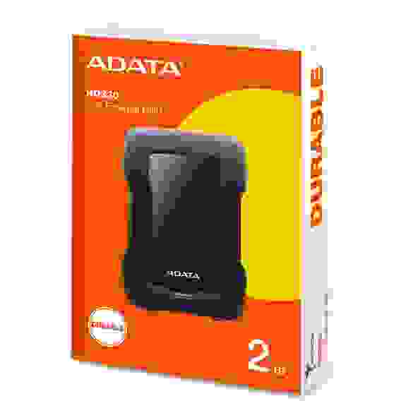 Жесткий диск внешний ADATA HD330 AHD330-2TU31-CBK 2TB 2.5" USB 3.1, LED Indicator, Shock Sensor Protection, Win/Mac/Linux, Red, RTL