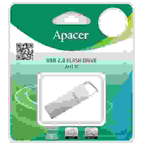 USB накопитель Apacer AH13C AP16GAH13CS-1 USB 2.0, 16GB Silver, Metal case, waterproof, dustproof and shockproof, (915733) RTL