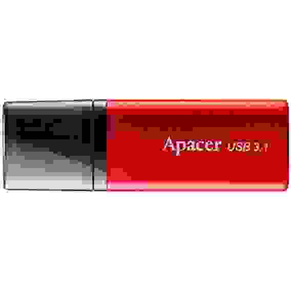 USB накопитель Apacer AH25B AP32GAH25BR-1 USB 3.1, 32GB Gen 1, Red/Black, Metal case, (916280) RTL