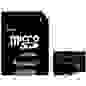 Карта памяти Apacer microSDHC 64GB Apacer Memory Card AP64GMCSX10U1-R UHS-I U1 Class 10, Adapter, (898883) Retail
