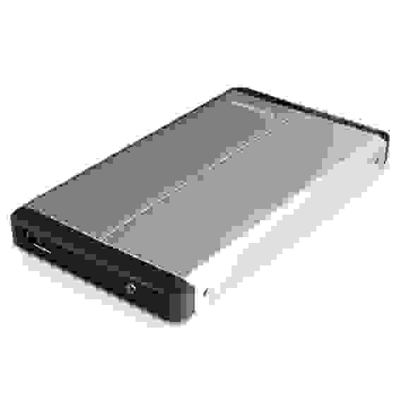 Корпус для HDD/SSD Gembird Внешний 2.5" Gembird EE2-U3S-2-S, серебро, USB 3.0, SATA, металл {100}