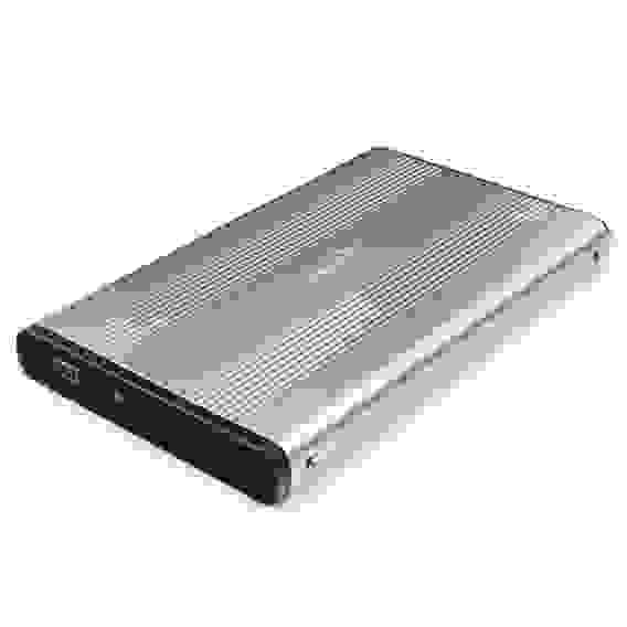 Корпус для HDD/SSD Gembird Внешний 2.5" Gembird EE2-U2S-5-S, серебро, USB 2.0, SATA, металл {100}