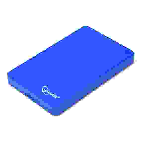 Корпус для HDD/SSD Gembird Внешний 2.5" Gembird EE2-U2S-40P-B, синий, USB 2.0, SATA, пластик {100} (205540)