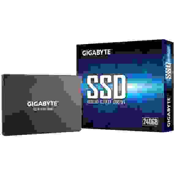Твердотельный накопитель SSD Gigabyte GP-GSTFS31240GNTD 240GB 2.5" Client SATA 6Gb/s, 560/540, IOPS 50/75K, MTBF 2M, 100TBW RTL {40} (803711)