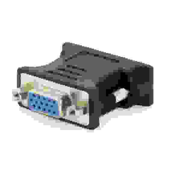 Переходник DVI-I-VGA Cablexpert A-DVI-VGA-BK, 29M/15F, черный, пакет {500} (091459)