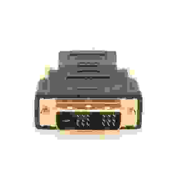 Переходник HDMI-DVI Cablexpert A-HDMI-DVI-1, 19M/19M, золотые разъемы, пакет