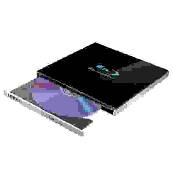 Привод DVD±RW USB LiteON LiteON Blu-ray BD-RE DL External Slim ODD EB1 (DN-6B1SH) USB 2.0, M-DISC 4x, BD-R 6x, BD-R DL 6x, EB1 BD-RE 2x, DVD±R 8x, DVD±RW 8/6x, DVD±R DL 4x, DVD-RAM 5x, CD-RW 24x, CD-R 24x, DVD-ROM 8x, CD 24x, 4K Ultra HD Blu-ray playback,