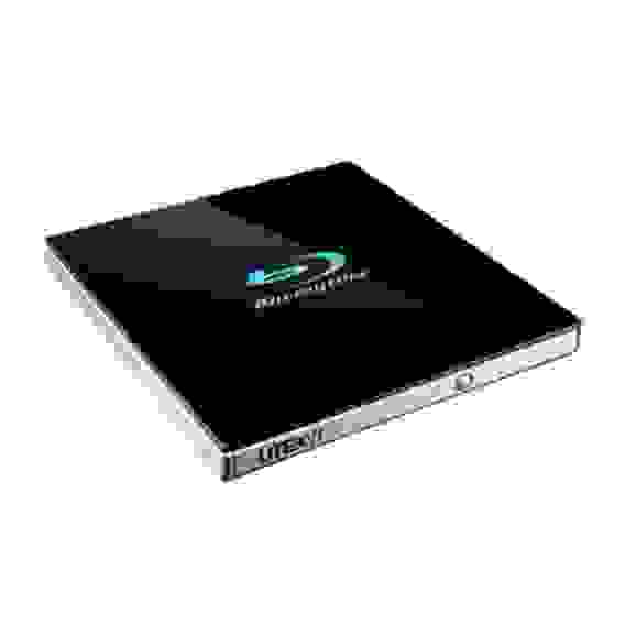 Привод DVD±RW USB LiteON LiteON Blu-ray BD-RE DL External Slim ODD EB1 (DN-6B1SH) USB 2.0, M-DISC 4x, BD-R 6x, BD-R DL 6x, EB1 BD-RE 2x, DVD±R 8x, DVD±RW 8/6x, DVD±R DL 4x, DVD-RAM 5x, CD-RW 24x, CD-R 24x, DVD-ROM 8x, CD 24x, 4K Ultra HD Blu-ray playback,