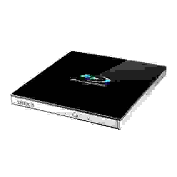 Привод DVD±RW USB LiteON LiteON Blu-ray BD-RE DL External Slim ODD EB1 (DN-6B1SH) USB 2.0, M-DISC 4x, BD-R 6x, BD-R DL 6x, EB1 BD-RE 2x, DVD±R 8x, DVD±RW 8/6x, DVD±R DL 4x, DVD-RAM 5x, CD-RW 24x, CD-R 24x, DVD-ROM 8x, CD 24x, 4K Ultra HD Blu-ray playback,