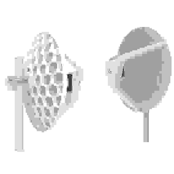 Точка доступа Wi-Fi MIKROTIK RBLHGG-60adkit Wireless Wire Dish КОМПЛЕКТ ИЗ 2 ШТУК (Pair of preconfigured LHGG-60ad devices for 60Ghz link (60GHz antenna, 802.11ad wireless, four core 716MHz CPU,256MB RAM, 1x Gigabit LAN, RouterOS L3, POE, PSU) for 1Gbps f