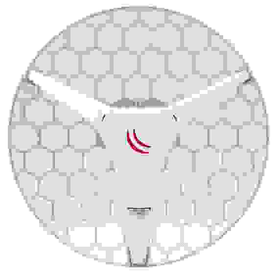 Точка доступа Wi-Fi MIKROTIK RBLHG-60ad (60Ghz antenna with 802.11ad wireless, 650MHz CPU, 64MB RAM, 10/100Mbps LAN port, RouterOS L3, POE, PSU) for use as CPE in Point -to-Multipoint setups for connections up to 800m with wAP 60G AP {5}