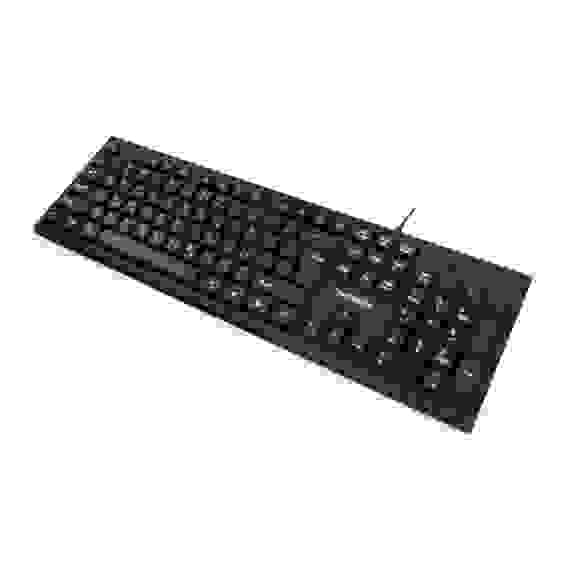 Клавиатура Гарнизон GK-120, USB, черный, поверхность- карбон