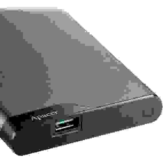 Жесткий диск внешний Apacer AC632A AP2TBAC632A-1 2TB 2.5" USB 3.1 Gen 1, Military-Grade Shockproof Protection, Aluminum Alloy, Win/Mac/Linux, Grey, RTL (915429)