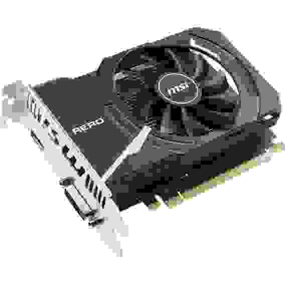 Видеокарта MSI GT1030 AERO ITX OC 2GB DDR4 64bit DVI HDMI 1FAN RTL {20} (561413)