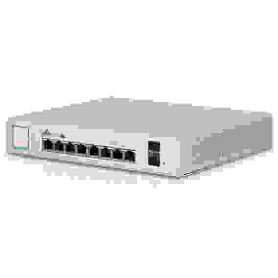 Коммутатор Ubiquiti UniFi Switch 8-150W |US-8-150W| PoE-коммутатор, 8х 1G RJ45, 2х SFP, раздача 130 Вт (728558)
