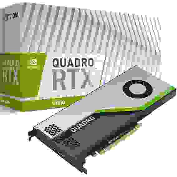 Видеокарта PNY Quadro RTX4000 (VCQRTX4000-PB) 8GB, GDDR6X, 256-bit, PCI-Ex16 Gen 3.0, SLI , HDCP 2.2, HEVC and HDMI 2.0b support, RTL {4}