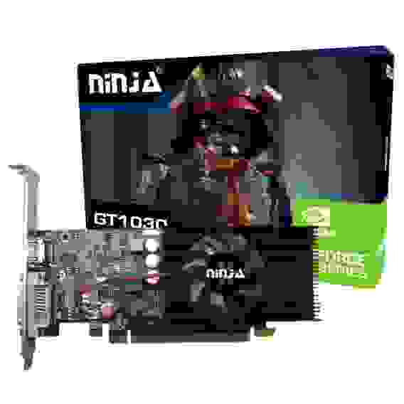 Видеокарта Ninja (Sinotex) GT1030 2GB GDDR5 64bit DVI HDMI 1FAN LP RTL {20} (607820)