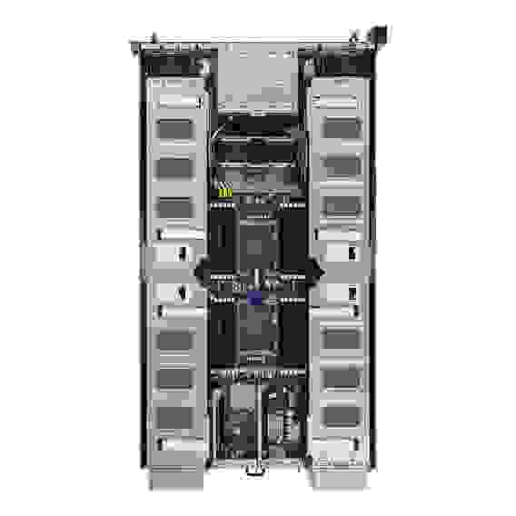 Платформа системного блока Gigabyte G291-2G0 (rev. 100) 2U 16x Single Slot GPU (Tesla T4 only), Dual Intel Xeon Scalable, 24x RDIMM/LRDIMM DDR4, 2x 10Gb/s BASE-T (i550-AM), Aspeed AST2500, 8x 2.5" NVMe/SATA HS HDD/SSD, 2xPCIe Gen3 x16 LPHL, 2x2200W