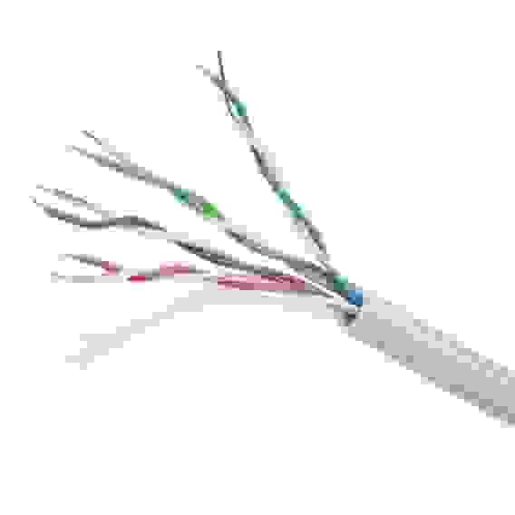 Кабель Cablexpert UPC-5004E-SO/100C, UTP5e, 4 пары, 0.48 мм, медь, однож., 100 м, Fluke Test, серый {2} (065771)