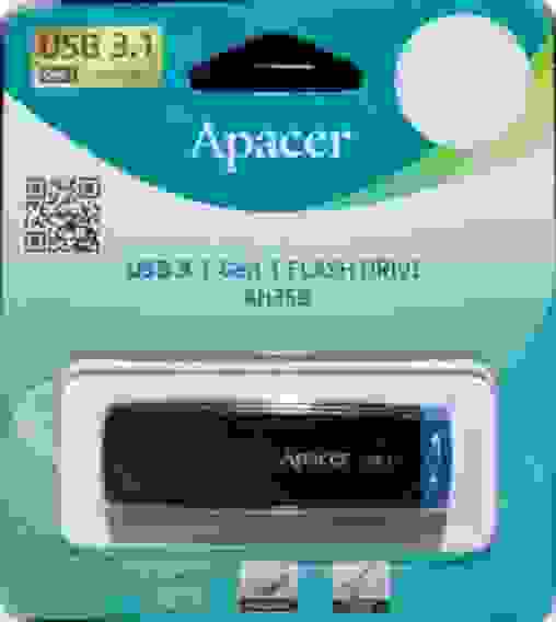 USB накопитель Apacer AH359 AP16GAH359U-1 USB 3.1 16GB Gen 1, Blue, RTL (915535) {30}
