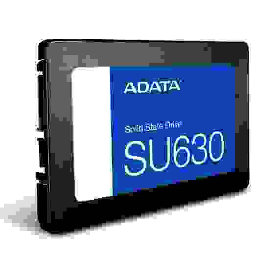 Твердотельный накопитель SSD ADATA SU630SS ASU630SS-480GQ-R 480GB 2.5" Client SATA 6Gb/s, 520/450, IOPS 40/65K, MTBF 1.5M 3D QLC, 100TBW, RTL (469182)