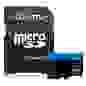 Карта памяти ADATA microSDXC 128GB ADATA Premier Memory Card AUSDX128GUICL10A1-RA1 UHS-I Class 10/V10 A1, 100/25 MB/s, AUSDX128GUICL10A1-RA1 Adapter, -25°C + 85°C, RTL (461940)