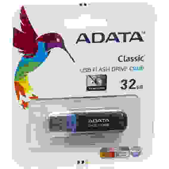 USB накопитель ADATA C906 AC906-32G-RBK USB 2.0 32GB, Black, RTL (791912)