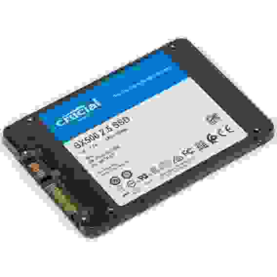 Твердотельный накопитель SSD Crucial BX500 CT240BX500SSD1 240GB 2.5" Client SATA 6Gb/s, 540/500, MTBF 1.5M, 3D TLC, 80TBW,0.31DWPD, RTL/Bulk (787323) {100}