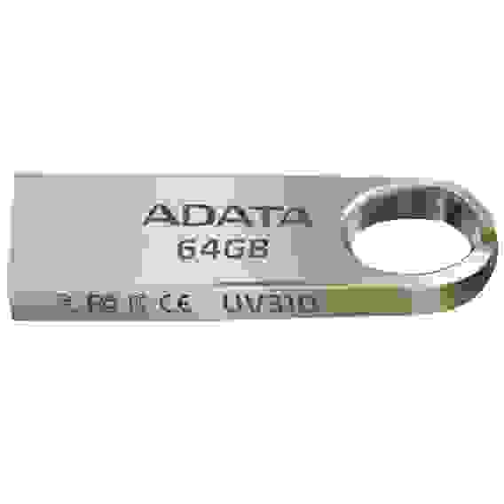 Flash USB Drive(ЮСБ брелок для переноса данных) ADATA 64GB ADATA UV210 USB Flash |AUV210-64G-RGD| USB 2.0, Golden, RTL (965850)