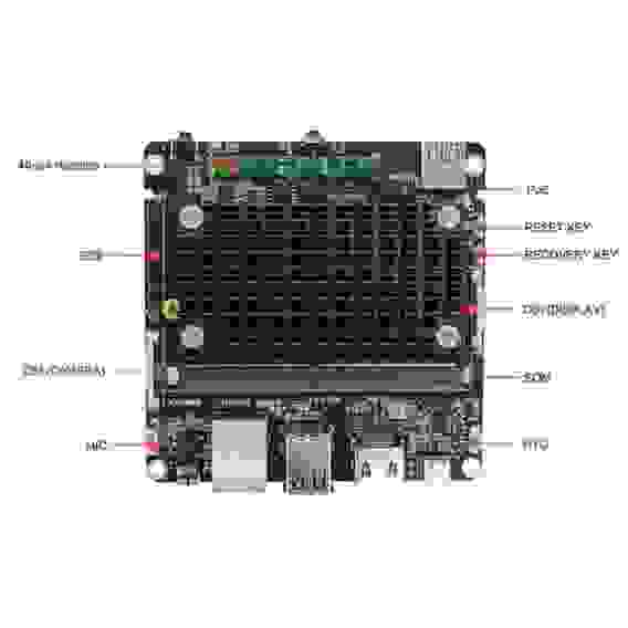 Одноплатный компьютер RockPi N10 Model C RK3399Pro/8GB LPDDR3/64GB eMMC