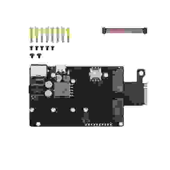 Плата интерфейсная Khadas M2X Extension Board M2X Extension Board for VIM3 &amp; Edge-V, PoE Ethernet/NVMe SSD/4G LTE, KM2X-V-001