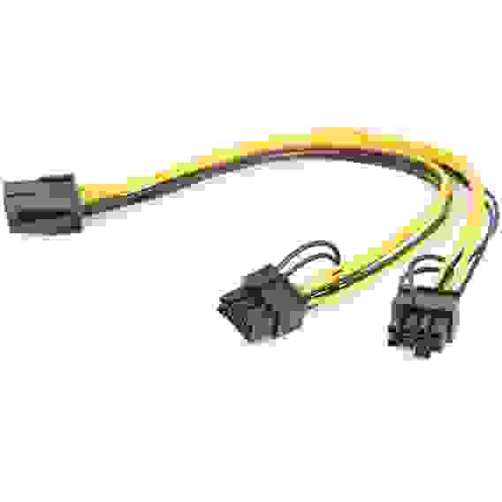 Кабель питания Cablexpert CC-PSU-85 PCI-Express 6-пин на 6+2 пин x 2 шт., 0.3 м (099981) {500}