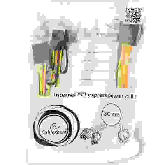 Кабель питания Cablexpert CC-PSU-85 PCI-Express 6-пин на 6+2 пин x 2 шт., 0.3 м (099981) {500}