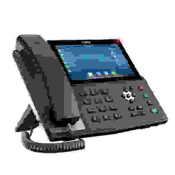 Телефон IP Fanvil X7A 20 линий, Android 9, цветной сенсорный экран 7", HD, Opus, 10/100/1000 Мбит/с, USB, Bluetooth, Wi-Fi,PoE