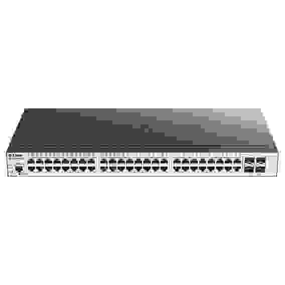 Коммутатор D-Link DGS-3000-52L/B1A Управляемый коммутатор 2 уровня с 48 портами 10/100/1000Base-T и 4 портами 1000Base-X SFP, RTL {3} (429620)