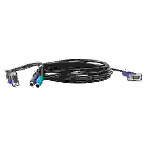 Кабель D-Link DKVM-CB3/B1A Кабель KVM длиной 3 м с разъемами VGA и PS/2 для DKVM-4K/B