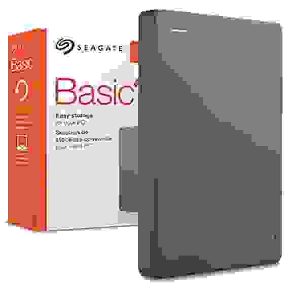 Жесткий диск внешний Seagate Basic STJL2000400 2TB 2.5" USB 3.0, Win, Grey, RTL {4}, (408184)