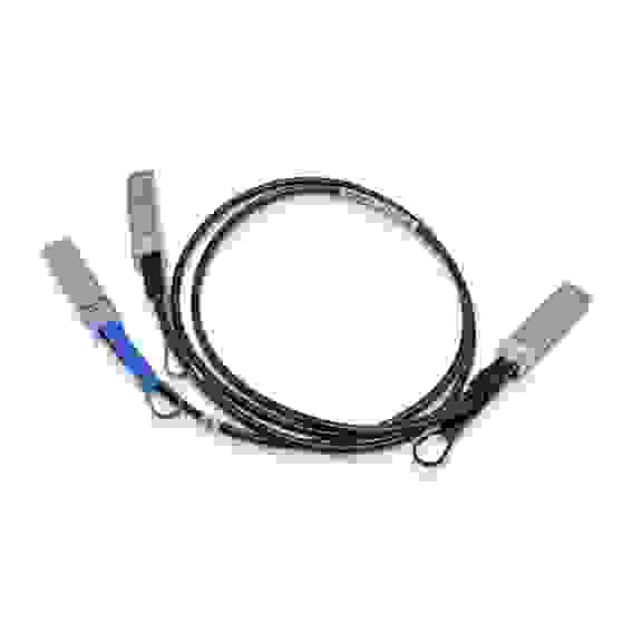 Кабель Mellanox MCP7H50-H002R26 passive copper hybrid cable, IB HDR 200Gb/s to 2x100Gb/s, QSFP56 to 2xQSFP56, LSZH, colored, 2m, 26AWG (485585)