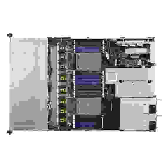 Платформа системного блока ASUS RS700A-E9-RS12 V2 8x OCuLink on the backplane, 12x 2.5' trays (4x NVMe/SATA, 4x NVMe/SAS/SATA, 4x SAS/SATA bays), ROME ready, NAPLES - BIOS update need, 2x OcuLink ports on MB, 2x OcuLink ports on card, 2x 800W (635196)