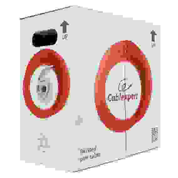 Кабель Cablexpert UPC-5051E-SOL, UTP5e, 4 пары, 0.51 мм, CCA, однож., 305 м, серый (209739) {2}