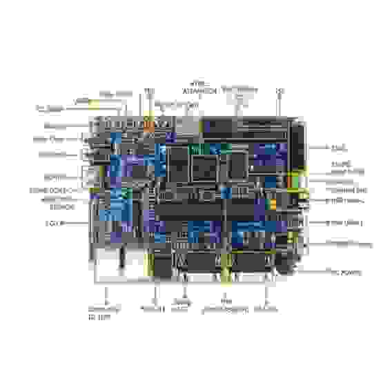 Плата разработки Myir MYD-JA5D44-512N512D-C Atmel ATSAMA5D44, 512MB DDR2, 512MB Nand