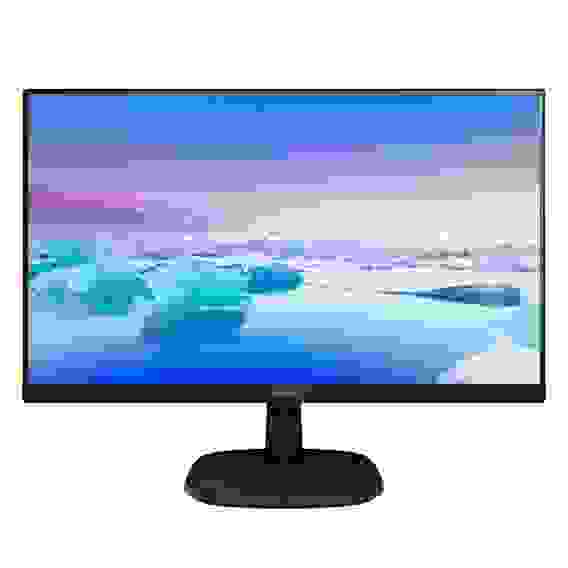 Монитор Philips 23.8" 243V7QDSB (00/01) Black (IPS, 1920x1080, D-sub+DVI+HDMI, 5 ms, 178°/178°, 250 cd/m, 10M:1), (742348)