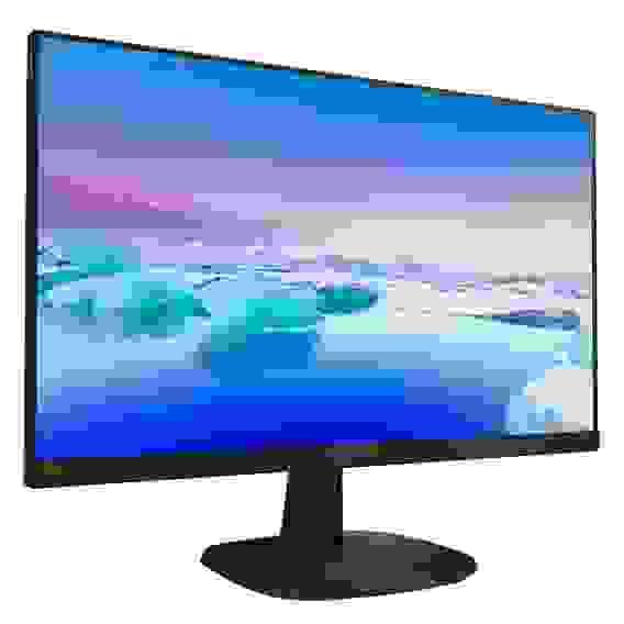 Монитор Philips 23.8" 243V7QDSB (00/01) Black (IPS, 1920x1080, D-sub+DVI+HDMI, 5 ms, 178°/178°, 250 cd/m, 10M:1), (742348)