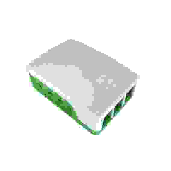 Корпус ACD RA601 White+Green ABS Case for Raspberry 4B