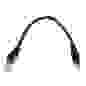 Патч-корд ACD-LPU5C-2DB Cat5e UTP 24AWG 4Pair, 7/0.18мм CU Черный, 0.2м, (741692)