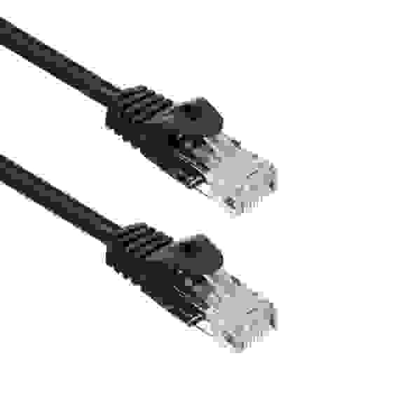Патч-корд |ACD-LPU5C-20B| Cat5e UTP 24AWG 4Pair, 7/0.18мм CU Черный, 2.0м, (741777)