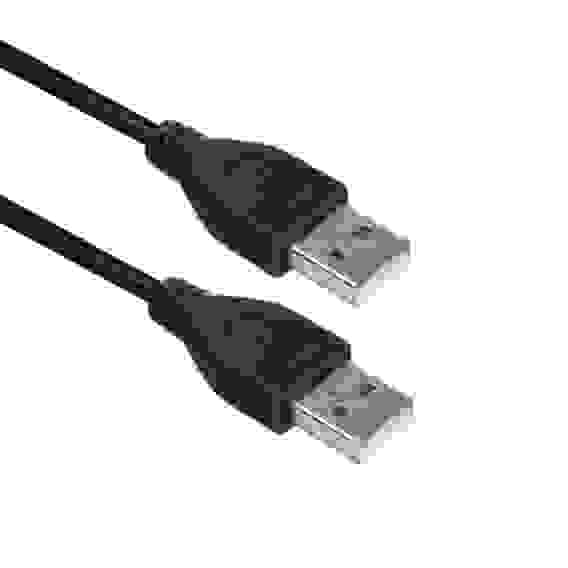 Кабель ACD-U2AAM-20L |ACD-U2AAM-20L| USB 2.0, A male - A male, ТТХ: |ACD-U2AAM-20L| (7/0.12BC+PE)*1P+(7/0.12BC+PE)*2C+7/0.12BC+AL+PVC OD4.0, Черный, 2м (742026)