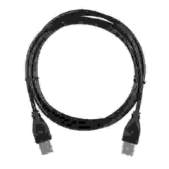 Кабель ACD-U2AAM-30L |ACD-U2AAM-30L| USB 2.0, A male - A male, ТТХ: |ACD-U2AAM-30L| (7/0.12BC+PE)*1P+(7/0.12BC+PE)*2C+7/0.12BC+AL+PVC OD4.0, Черный, 3мm (742033)