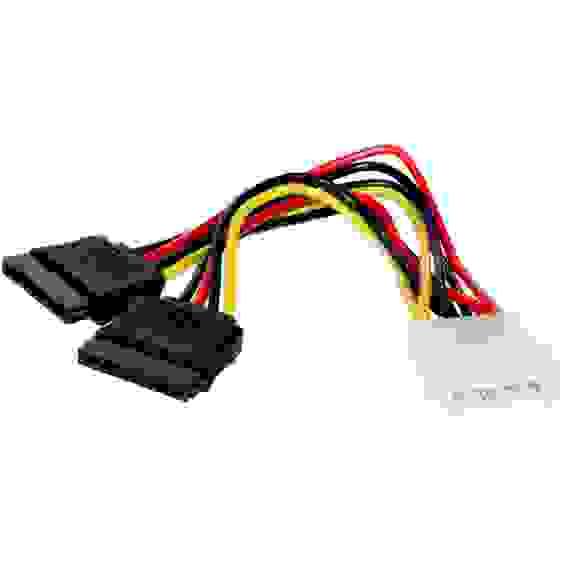 Переходник питания IDE-устройств 1big в 2SATA ExeGate EX-CC-SATA-PSY 15см